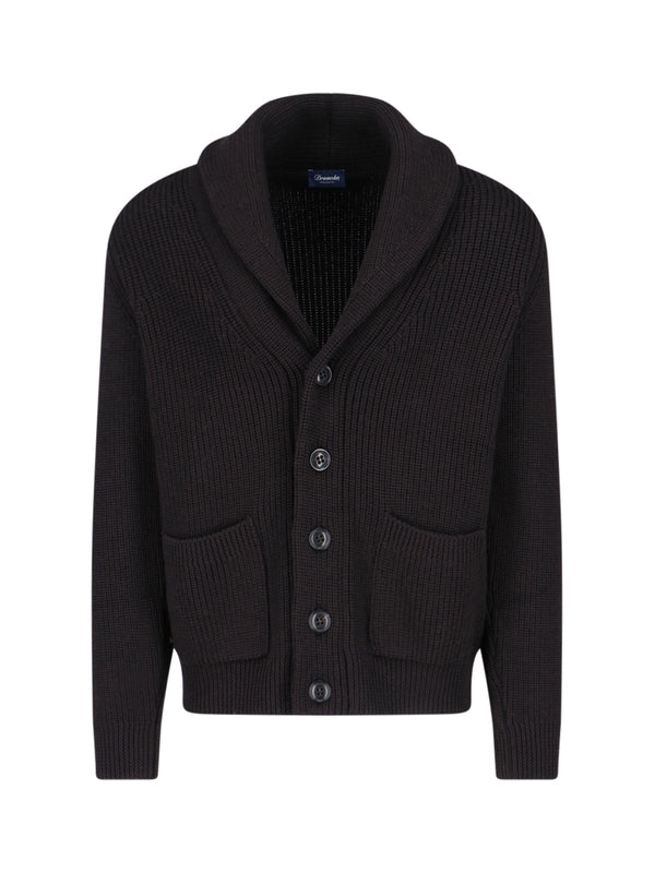 Drumohr - Ribbed Wool Cardigan - Jente