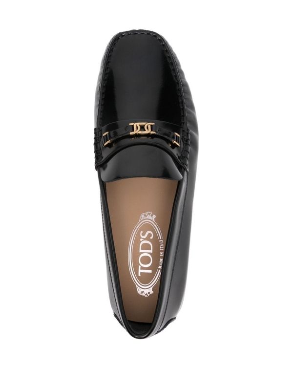 TOD'S - Chain Detail Leather Loafers - Jente