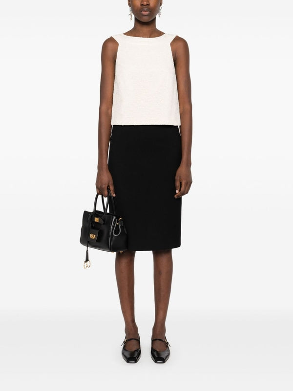 Celine Beige Sleeveless Top