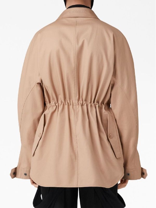 Waist Drawstring Cotton Jacket