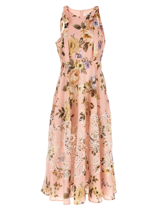 ACACIA Flower
  Pattern Long Dress