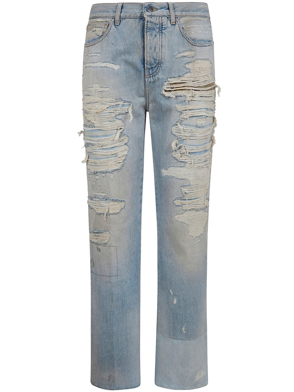 Amiri Blue Denim Pants