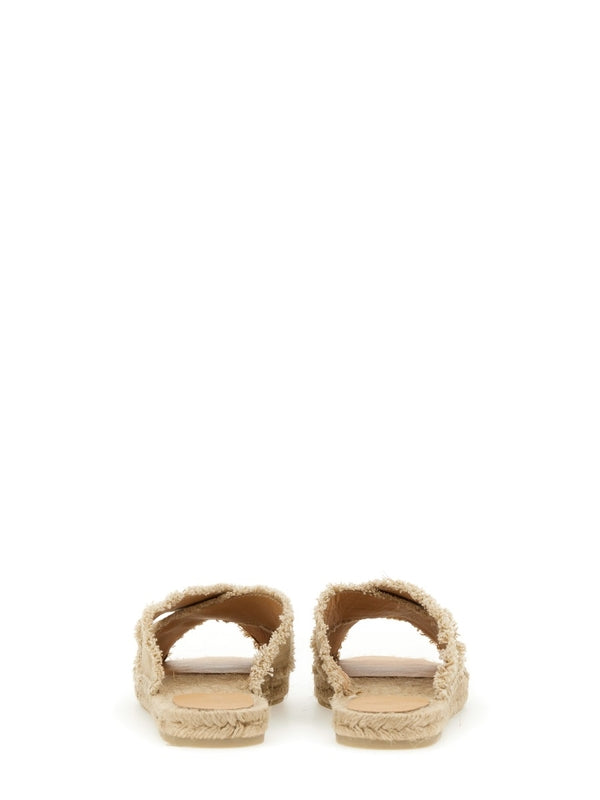 Castañer Beige Slides
