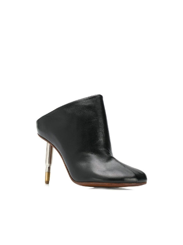 Bullet Heel Leather Sandal
  Heel