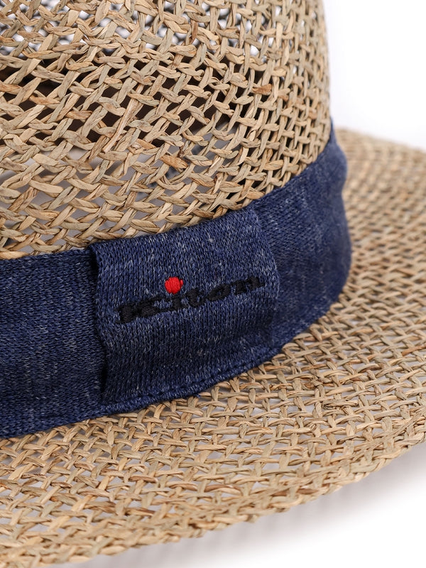 Logo Band Straw Fedora