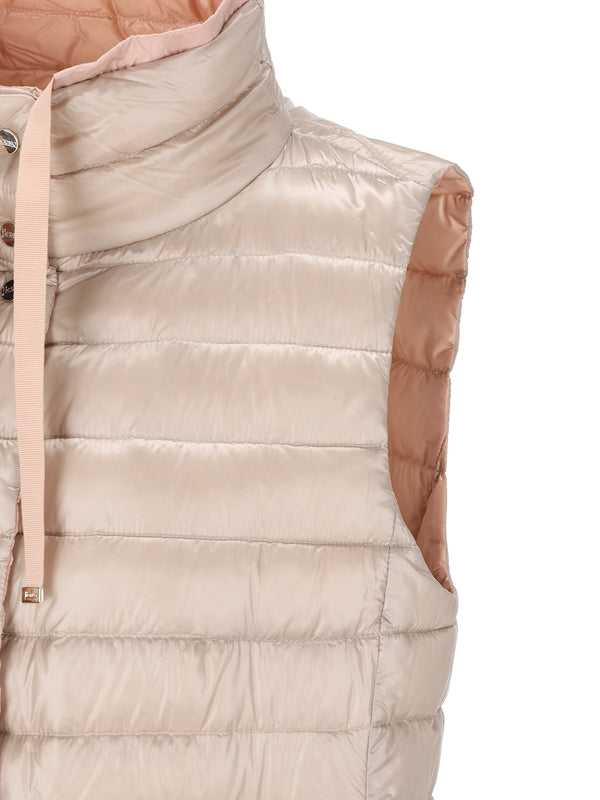 Reversible High Neck Padded Jacket Vest