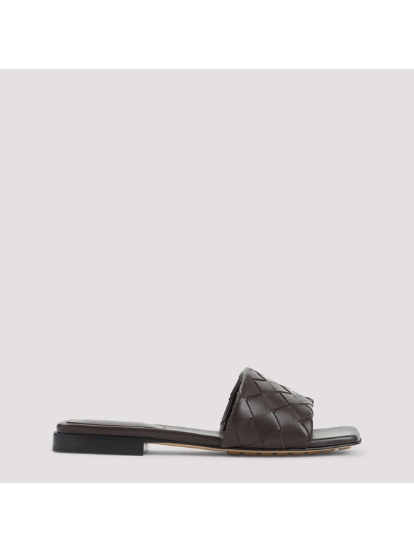 Bottega Veneta Brown Slides