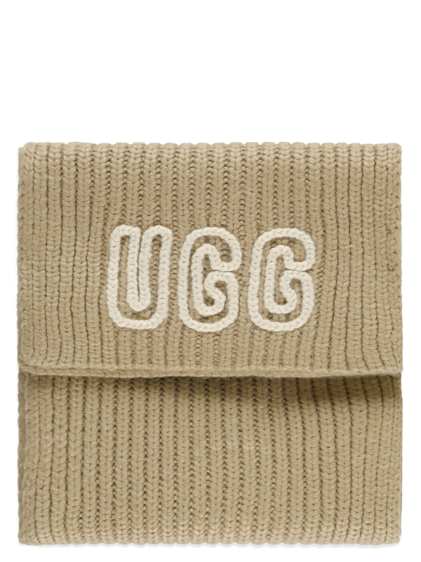 Ugg Beige Wool Mufflers