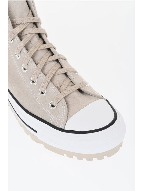 Converse Beige High Top Sneakers