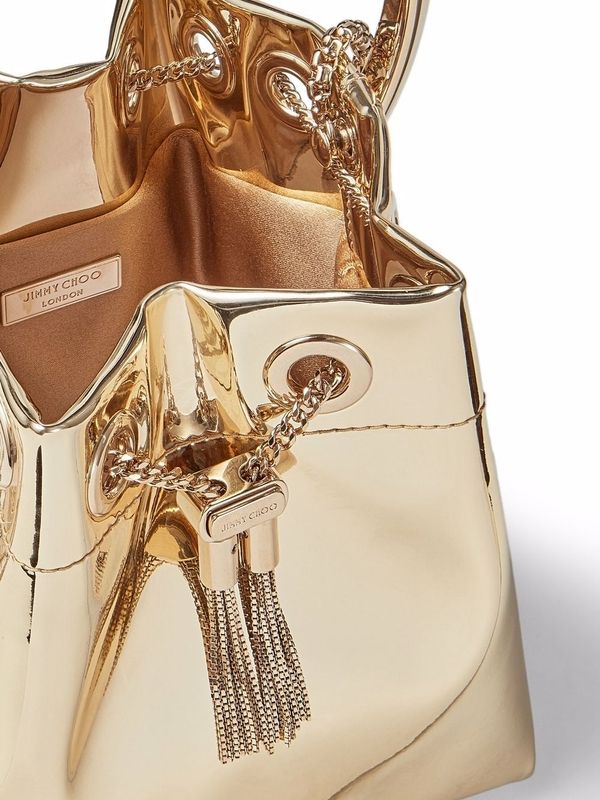 Bonbon Leather Bucket Bag