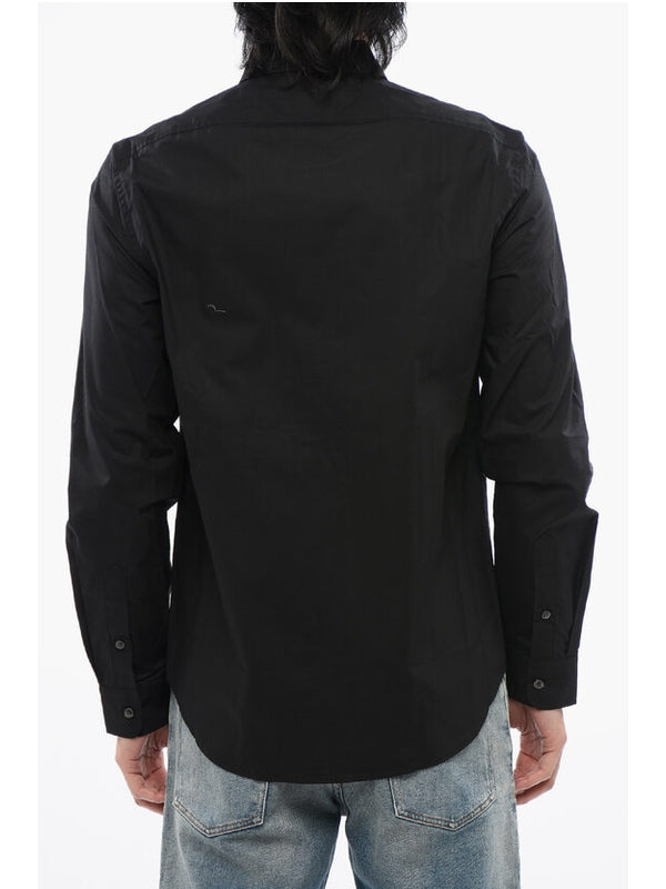 Solid Color Cotton Poplin S-BEN-CL-A Shirt Shirts