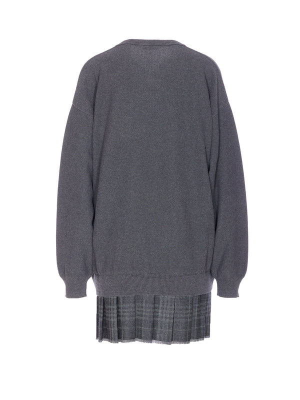 Balenciaga Gray Mini Dress