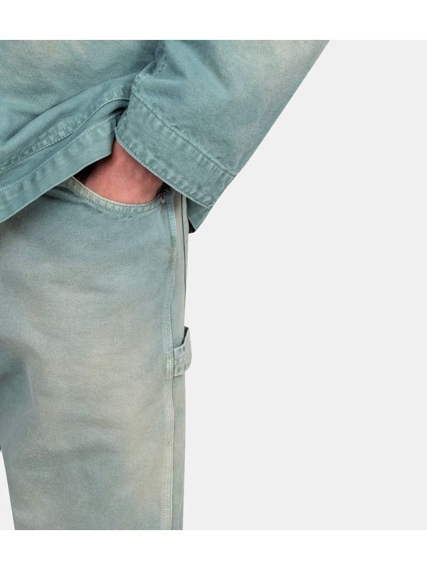 Auralee Organic Cotton Duck Green Pants