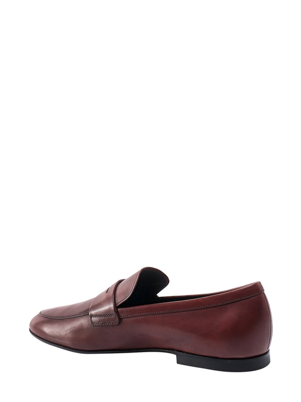 Tod'S Burgundy Penny Loafer