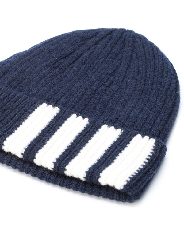 4-Bar Cashmere Beanie