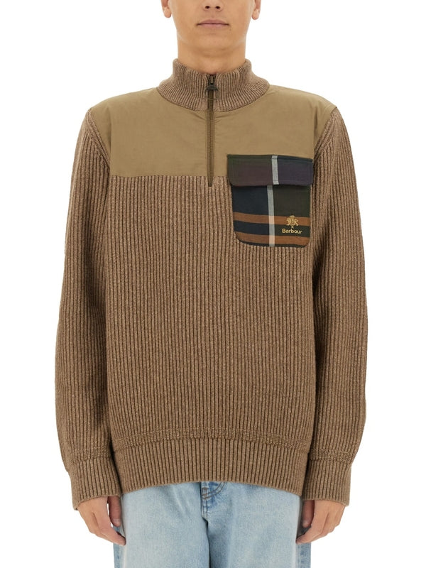 Barbour Beige Knitted