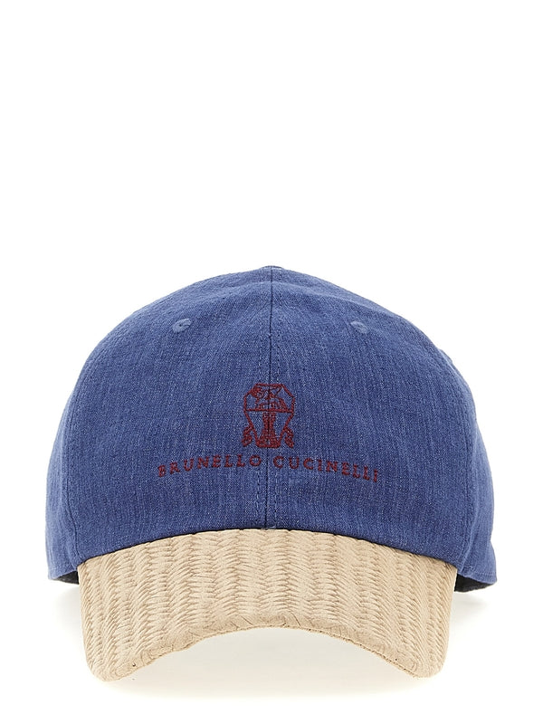 Brunello Cucinelli Blue Ball Cap