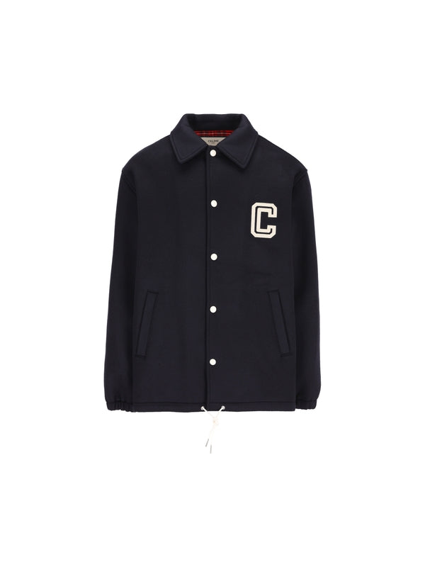 Back Logo Printing Wool Jacket