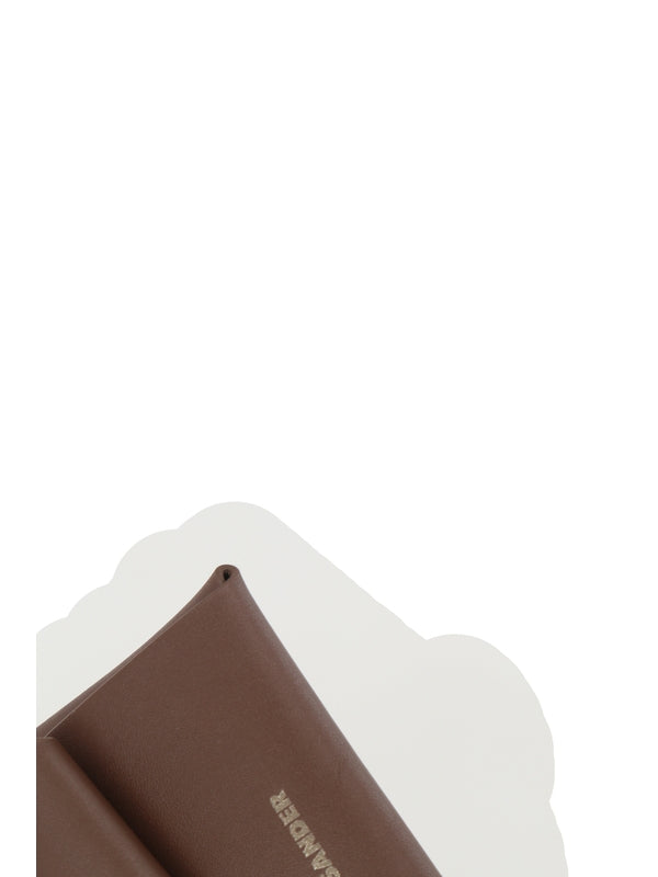 Jil Sander Brown Wallets
