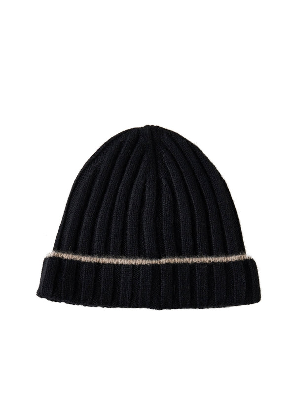 Cashmere Rib Beanie