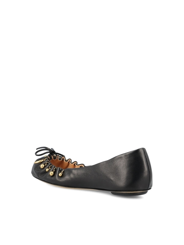 Chloe Black Flat Shoes