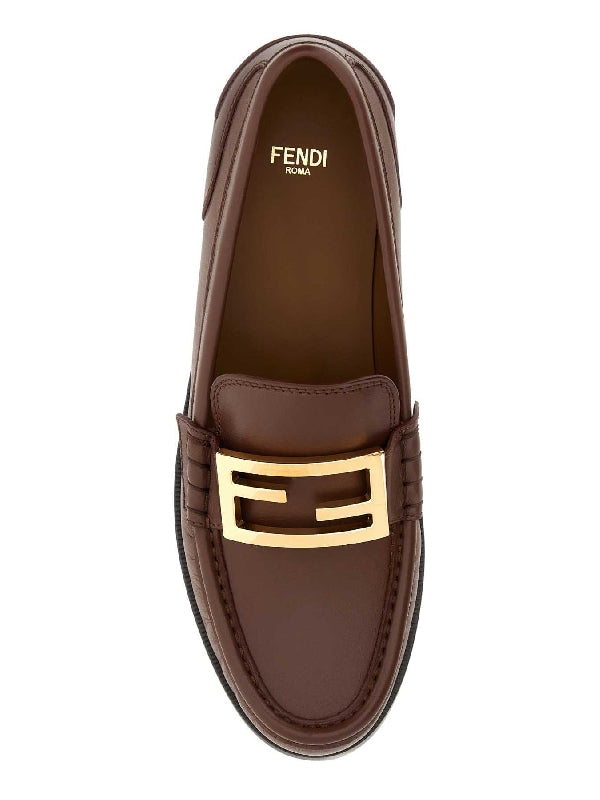 Baguette Leather Loafers