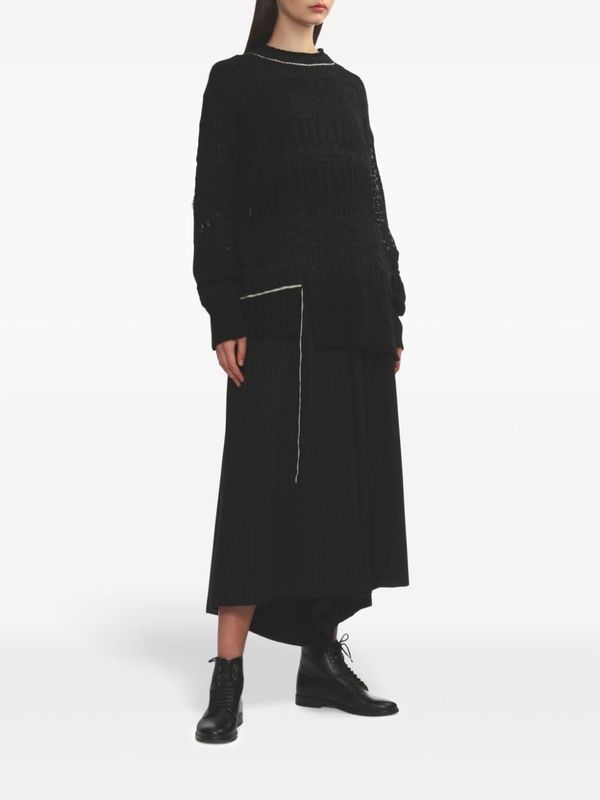 Y'S Sweaters Black Knitted - Jente