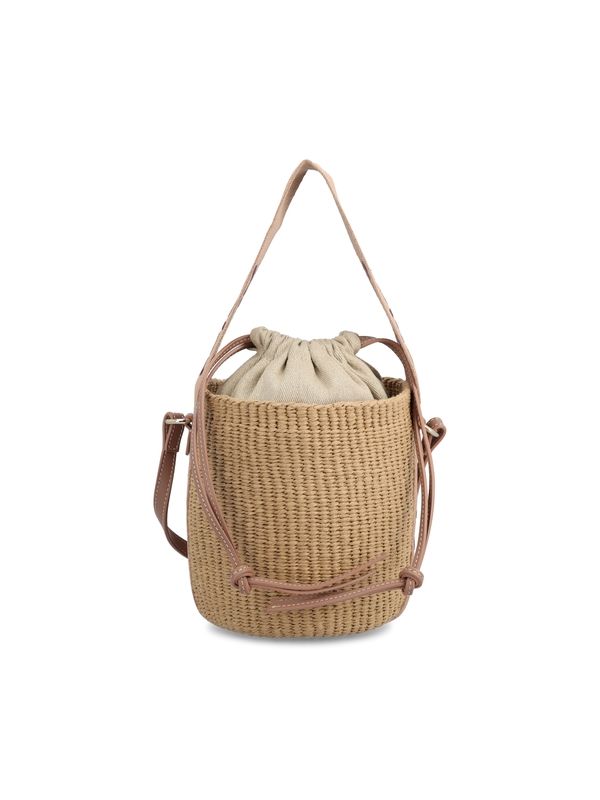 Woody Logo Strap Small Bucket Bag