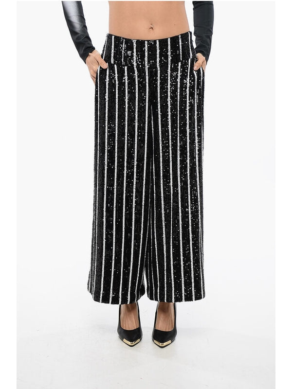 Stripe Sequin Pants