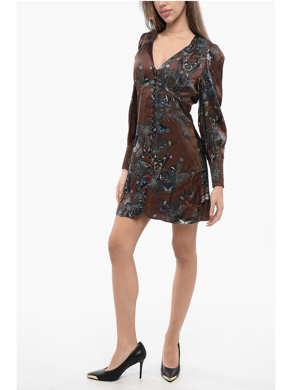 Allsaints Brown Mini Dress
