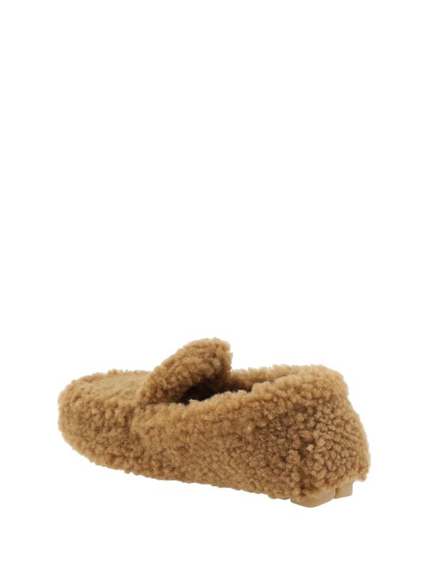 Triangle Logo Shearling
  Loafers