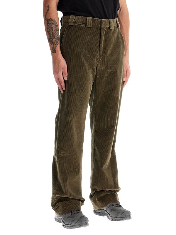 Straight Cotton Corduroy Pants