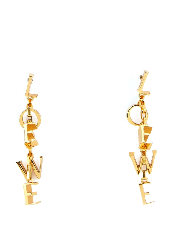 Logo Drop Earring Set