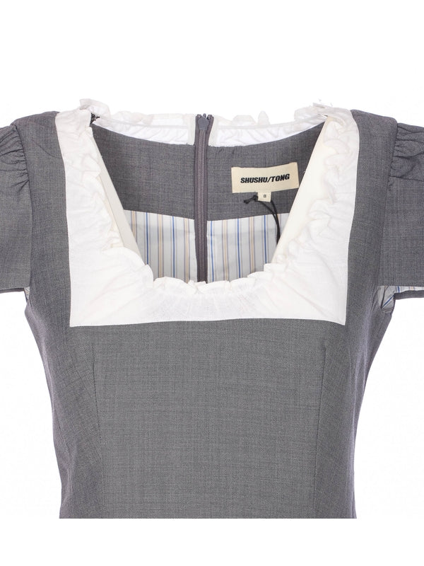 Shushutong Gray Mini Dress