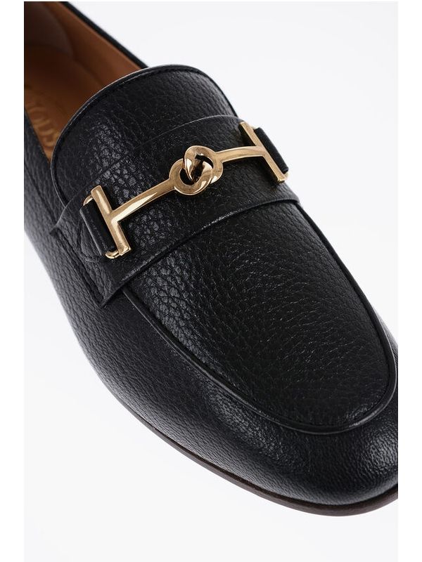 Black Calfskin Loafers