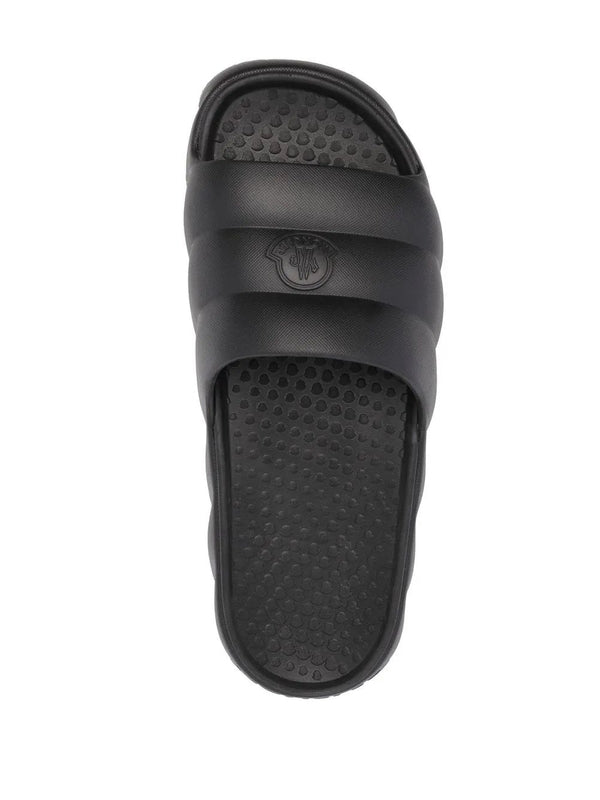 Moncler Black Slides