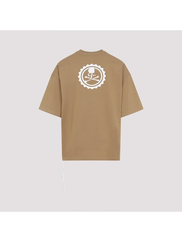 Skull Printing Strap Short Sleeve T-shirt