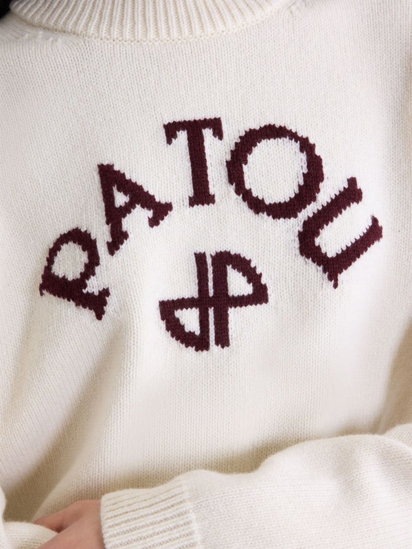 Patou White Knitted