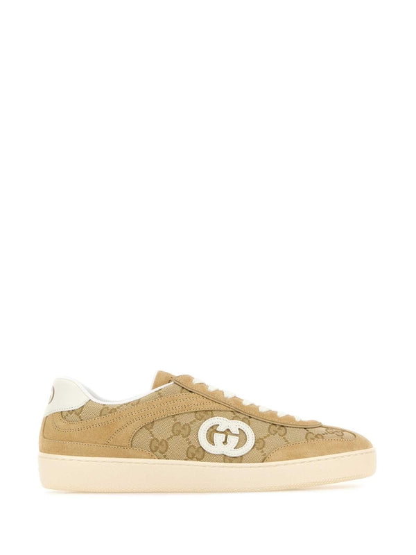 Gucci Beige Low Top Sneakers