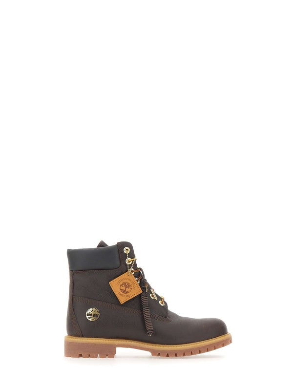 Timberland Brown Lace-Up Boots