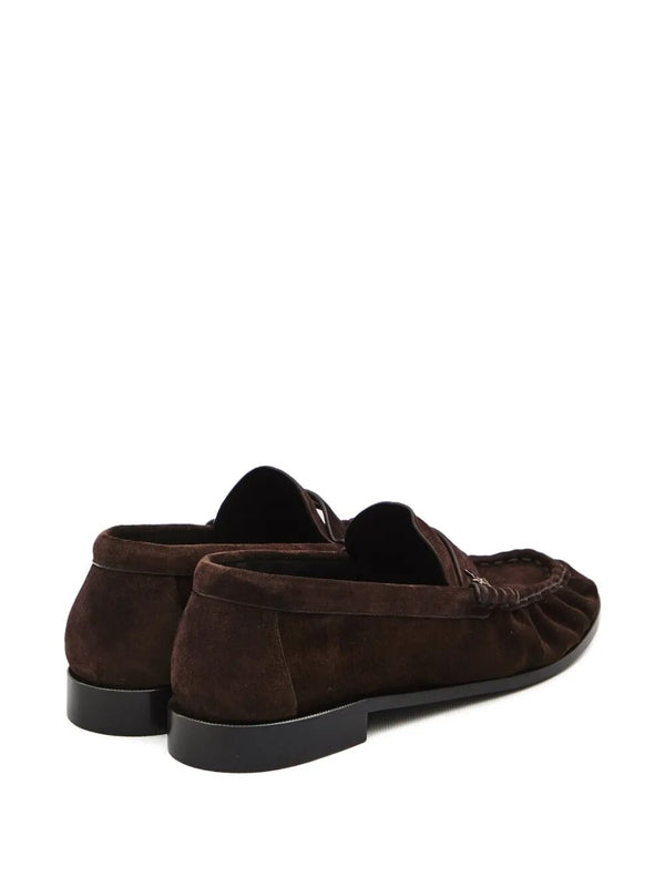 Saint Laurent Brown Loafers