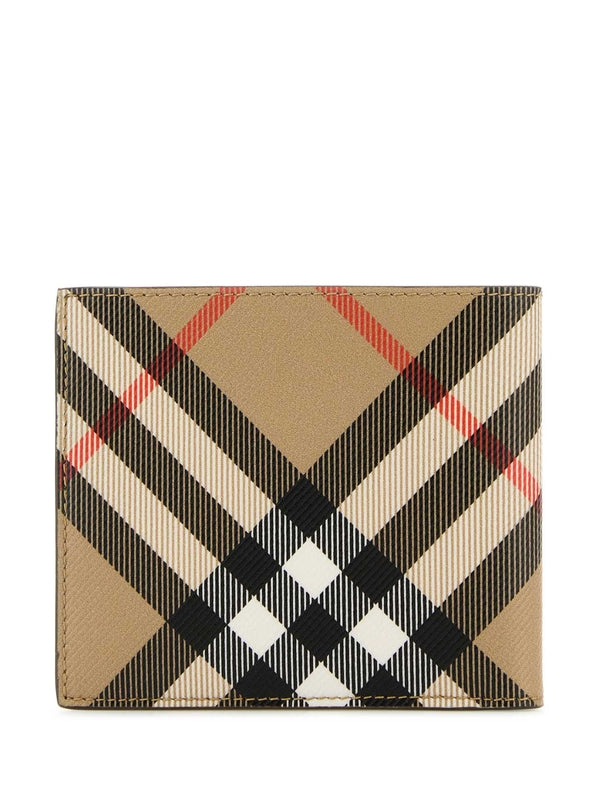 Vintage Check Bi-Fold Wallet