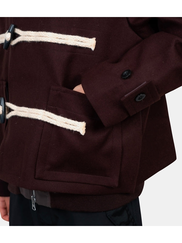Sacai Burgundy Red Coats