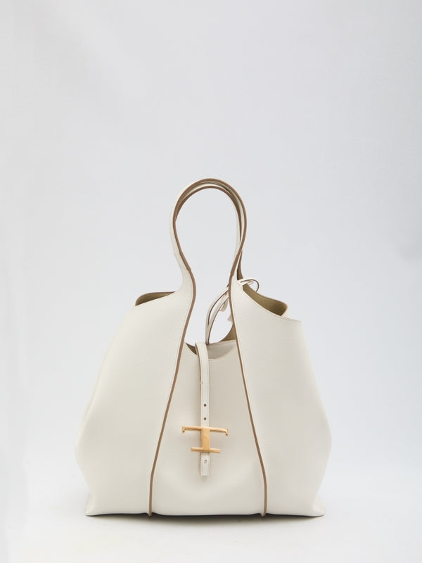 Timeless Leather Medium Shopper Bag