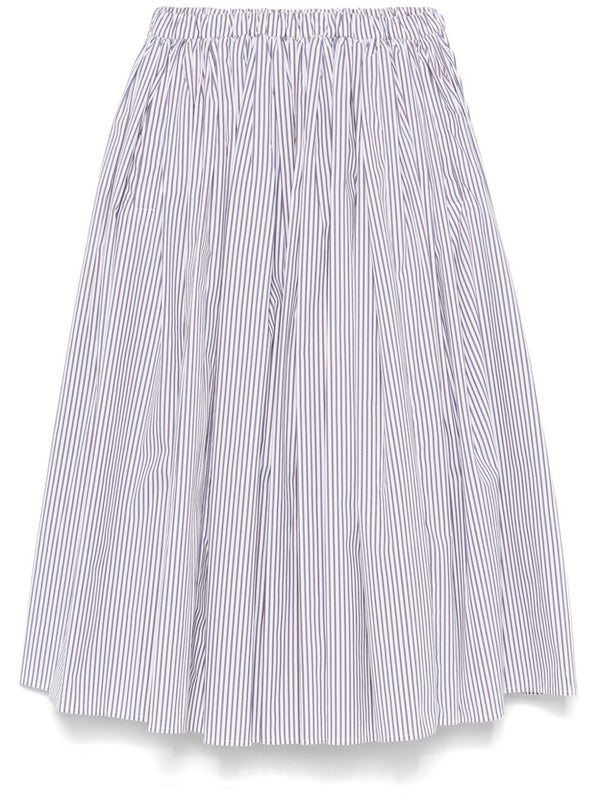 Triangle Logo Stripe Banding Skirt