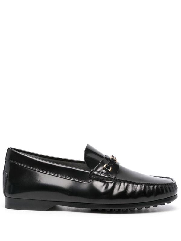 TOD'S - Chain Detail Leather Loafers - Jente