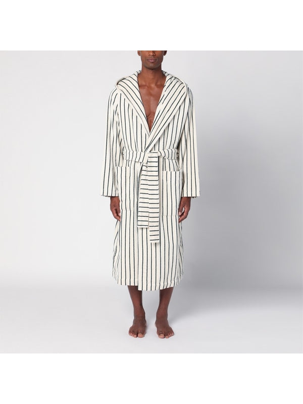 Striped Terry Bath Robe