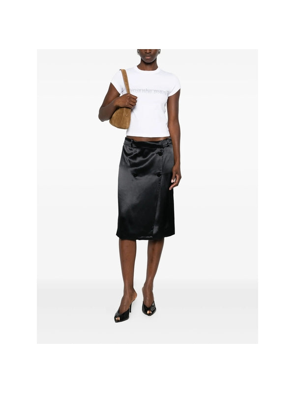 Alexanderwang White Half Sleeve