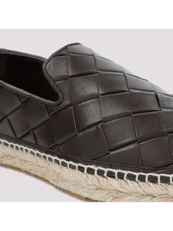 Intrecciato Leather Espadrilles