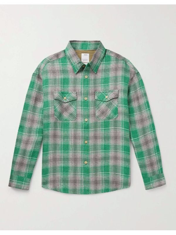 Check Pattern Double Pocket Shirt